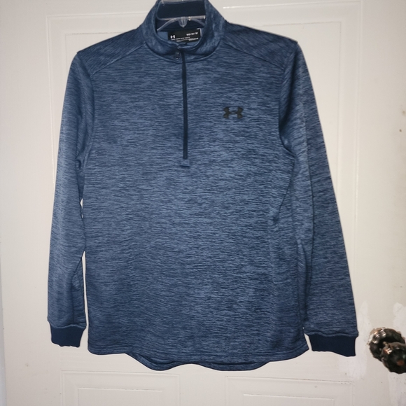 Under Armour Other - Under Armour Men's Blue Quarter-Zip Jacket